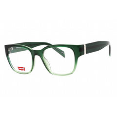 Levi's Unisex Eyeglasses - Green Plastic Square Full Rim Frame | LV 1047 01ED 00