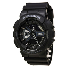 Casio Men's G-Shock Extra Large World Time Ana-Digi Black Dial Alarm Black Resin Band Watch | GA110-1B