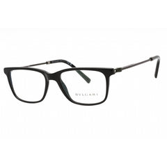 Bvlgari Men's Eyeglasses - Black Plastic Full Rim Rectangular Frame | 0BV3053 501