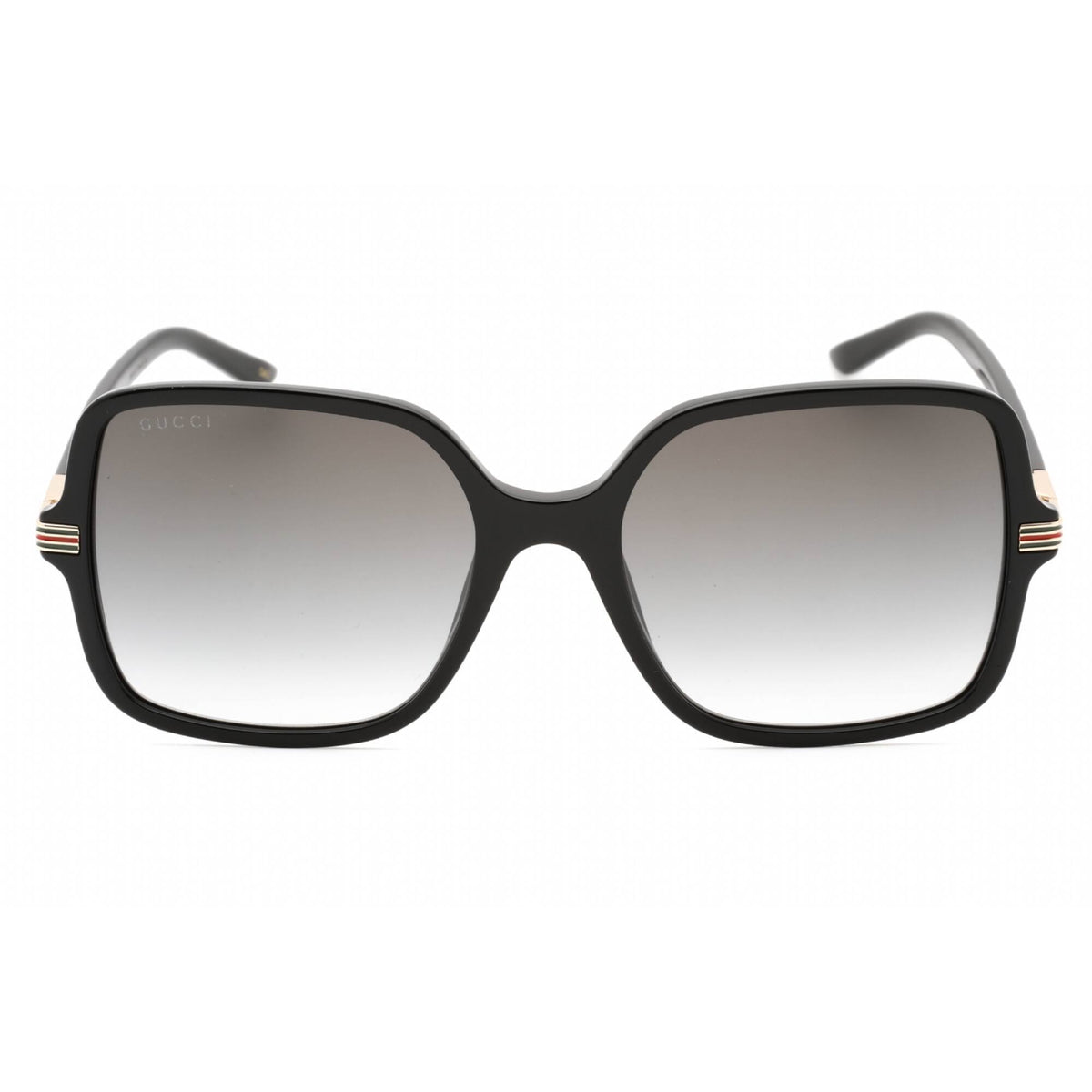 Gucci GG0796S 001 Women Sunglasses Black Square Frame, Grey Lenses Gucci Grey Gradient Butterfly Ladies Sunglasses GG0796S 001  main image 2