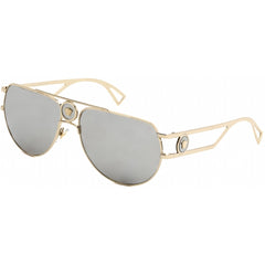 Versace Men's Sunglasses - Pale Gold Metal Full Rim Frame | VE2225 12526G