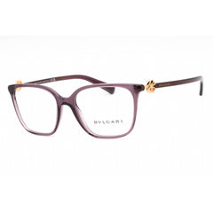 Bvlgari Women's Eyeglasses - Transparent Amethyst Plastic Cat Eye | 0BV4197B 5514