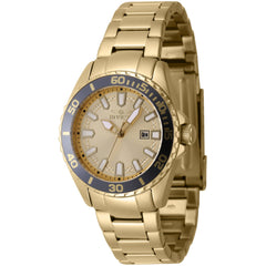 Invicta Women's Watch - Pro Diver Quartz Grey and Gold Tone Bezel Bracelet | 47344