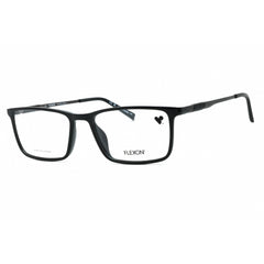 Flexon Men's Eyeglasses - Black Rectangular Shape Full Rim Frame | FLEXON EP8018 001