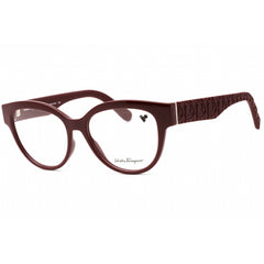 Salvatore Ferragamo Women's Eyeglasses - Burgundy Cat Eye Full Rim Frame | SF2957E 601