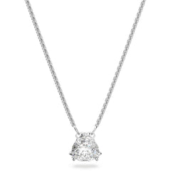Swarovski Women's Pendant - Matrix Trilliant Cut Zirconia Rhodium Plated | 5628352