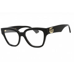 Gucci Women's Eyeglasses - Black Transparent Acetate Cat Eye Shape Frame | GG1424O 005