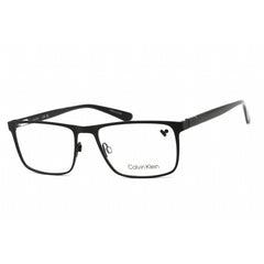 Calvin Klein Unisex Eyeglasses - Matte Black Rectangular Metal Frame | CK20316 001
