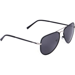 Invicta Unisex Sunglasses - Black/Silver Copper Aviator Frame Smoke Lens | IEW055-04