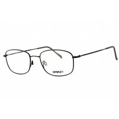 Flexon Men's Eyeglasses - Satin Black Rectangular Full Rim Frame | AUTOFLEX 47 002