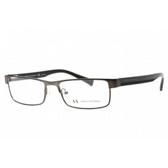 Armani Exchange Women's Eyeglasses - Gunmetal Rectangular Metal Frame | AX1009 6037