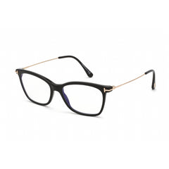 Tom Ford Women's Eyeglasses - Shiny Black Rectangular Full Rim Frame | FT5712-B 001