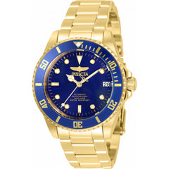 Invicta Women's Watch - Pro Diver Automatic Blue Dial Yellow Gold Bracelet | 35711