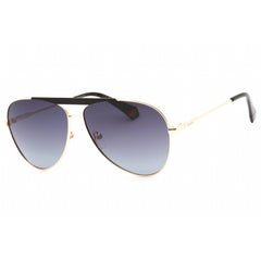 Polaroid Core Unisex Sunglasses - Gold Black Aviator Frame | PLD 6200/S/X 0RHL WJ