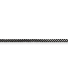 Stainless Steel 2.00mm 18in Round Curb Antiqued Chain
