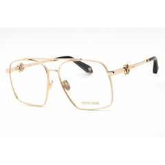 Roberto Cavalli Unisex Eyeglasses - Rose Gold Metal Pilot Full Rim Frame | VRC028 0300