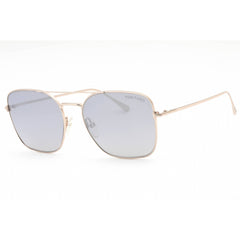 Tom Ford Women's Sunglasses - Shiny Rose Gold Frame Mirrored Smoke Lens | FT0680 28C
