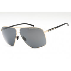 Porsche Men's Sunglasses - Light Gold/Black Metal Navigator Full Rim Frame | P8933 B