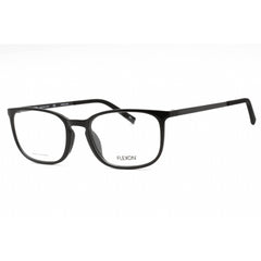 Flexon Men's Eyeglasses - Shiny Black Rectangular Full Rim Frame | FLEXON EP8012 001