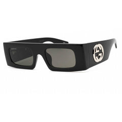 Gucci Women's Sunglasses - Black Rectangular Full Rim Plastic Frame | GG1646S 001