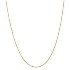 14K 1.35mm Carded Cable Rope Chain | 10RY