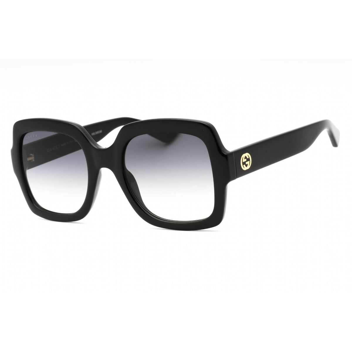 New! Gucci GG1337S 001 Black Square Oversized Sunglasses, Authentic Gucci Acetate Square Frame Sunglasses GG1337S Black 1815095  main image 2