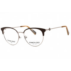 Kenneth Cole New York Women's Eyeglasses - Dark Brown/Other Oval Frame | KC0358 050