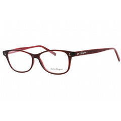 Salvatore Ferragamo Women's Eyeglasses - Transparent Wine/Burgundy Frame | SF2910 612