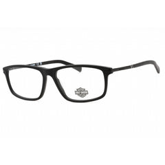 Harley Davidson Men's Eyeglasses - Matte Black Plastic Rectangular Frame | HD0980 002