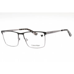 Calvin Klein Men's Eyeglasses - Black Gunmetal Metal Full Rim Frame | CK22102 001