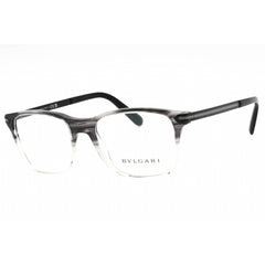Bvlgari Men's Eyeglasses - Grey Striped Gradient Plastic Full Rim Frame | 0BV3049 5484