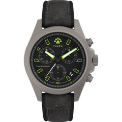 Timex Men's Watch - Expedition Field Chronograph Black Fabric Strap | TW2V96300JR