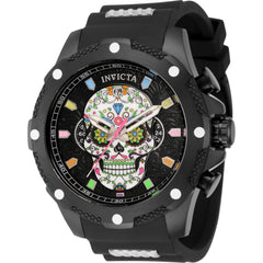 Invicta Men's Watch - I-Force Chrono White and Black Dial Silicone Strap | 43751
