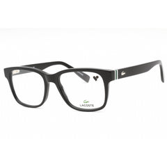 Lacoste Men's Eyeglasses - Black Plastic Full Rim Frame Clear Demo Lens | L2937 001