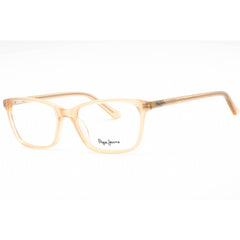 Pepe Jeans Women's Eyeglasses - Sand Rectangular Frame Clear Demo Lens | PJ3464 C1