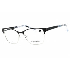 Calvin Klein Women's Eyeglasses - Black Metal Cat Eye Full Rim Frame | CK23107 001