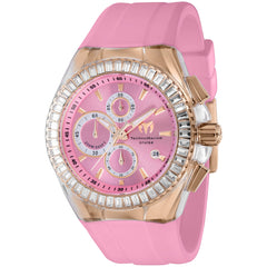 Technomarine Men's Watch - Cruise Glitz Rose Gold Case Pink Dial Strap | TM-121164