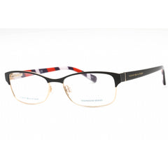 Tommy Hilfiger Women's Eyeglasses - Black Gold Rectangular Frame | TH 1684 02M2 00