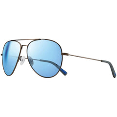 Revo Unisex Sunglasses - Spark Chrome Polarized Aviator Full Rim Frame | 1081 03 BL