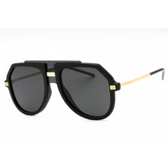 Dolce & Gabbana Men's Sunglasses - Black Aviator Shape Full Rim Frame | 0DG6195 501/87