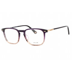 Police Men's Eyeglasses - Gradient Violet Acetate Square Full Rim Frame | VPLF81M 0D78