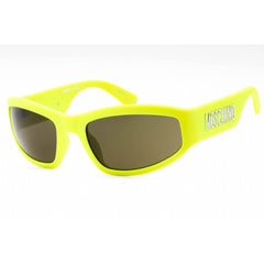 Moschino Men's Sunglasses - Matte Lime Rectangular Full Rim Frame | MOS164/S 04AN QT