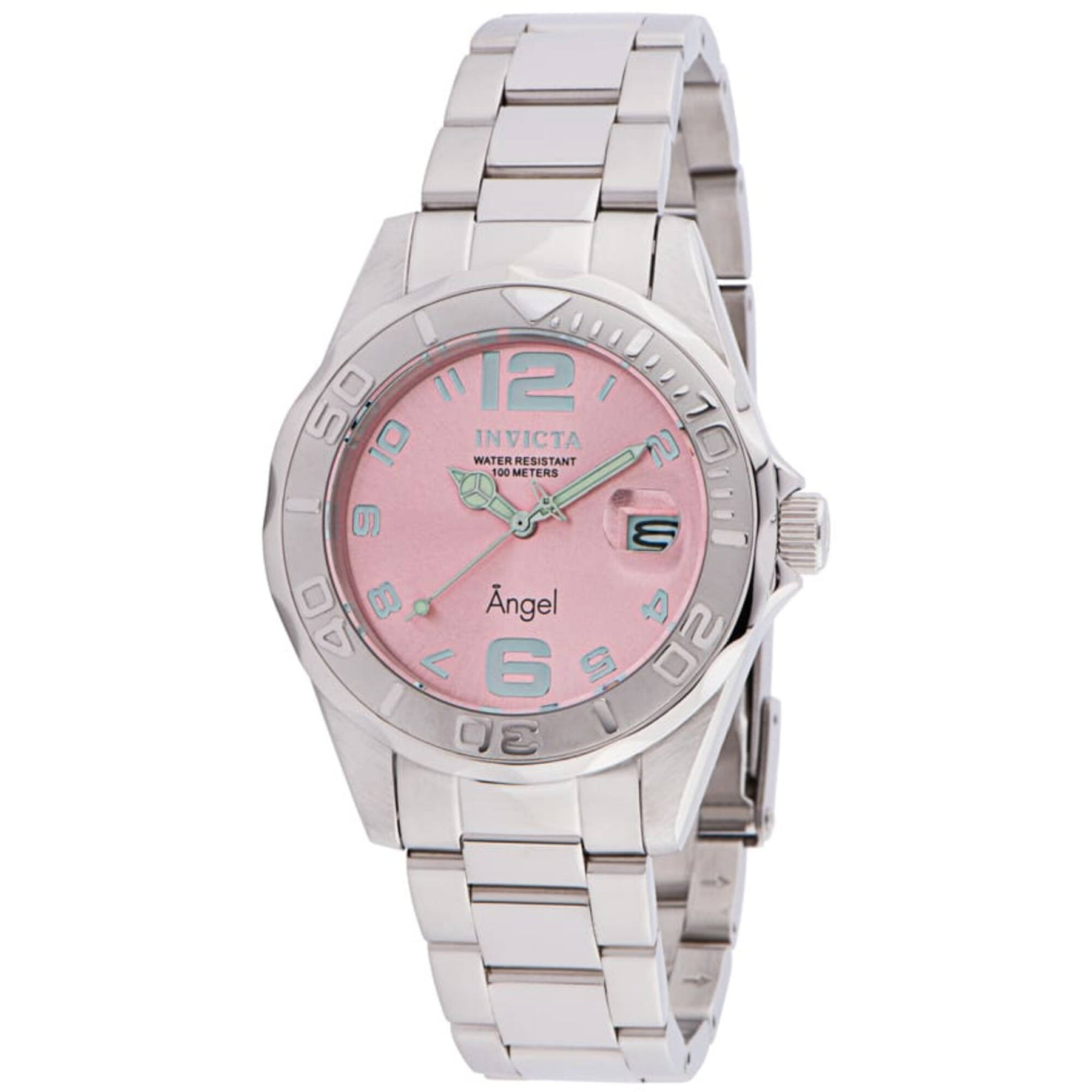 6.  Invicta Silver Bracelet Watch with Pink Dial Invicta Women main image 2