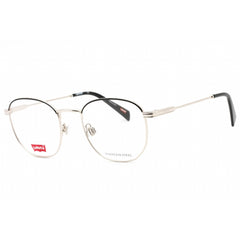Levi's Unisex Eyeglasses - Palladium Metal Round Full Rim Frame | LV 1028 0010 00