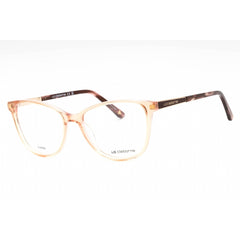 Liz Claiborne Women's Eyeglasses - Peach Plastic Cat Eye Full Rim | L 676 0733 00