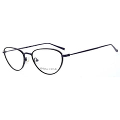 Kendall + Kylie Women's Eyeglasses - Black Metal Cat Eye Frame | KKO159G KALI 001