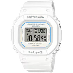 Casio Women's Watch - Baby-G World Time Grey Digi Dial White Resin Strap | BGD560-7