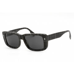 Burberry Women's Sunglasses - Grey Check Rectangular Plastic Frame | 0BE4376U 380487
