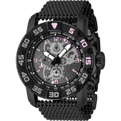 Invicta Men's Watch - Invicta Racing Grey, Pink, Black Bezel Mesh Bracelet | 48054