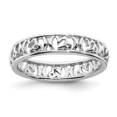 Sterling Silver Stackable Expressions Capricorn Zodiac Ring | QSK2015